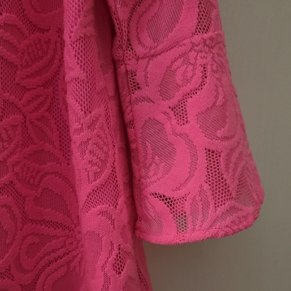 Lilly Pulitzer Vibrant Pink Lace Dress - Picture 3 of 6